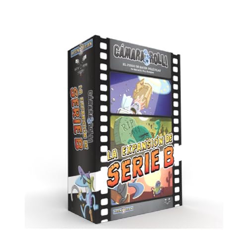 Salt & Pepper Games - Cámara Roll: La Expansión De Serie B | Juego de Mesa con Tablero | Colocación de Trabajadores | de 1-4 Jugadores | Idioma: Español | Temática: Películas/Series/TV