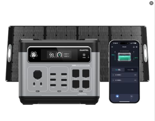 Amazon.co.jp: OUKITEL ポータブル電源 2048Wh ソーラーパネル