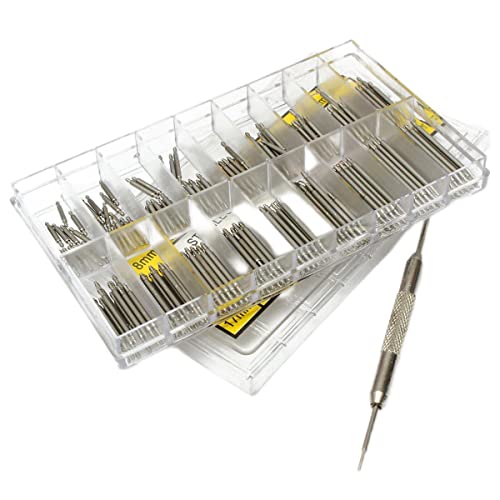 New 270 Pcs 8-25mm Watch Band Spring Bars & Strap Link Pins