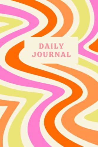Journal quotidien avec pages roses pour notes et plans de vie