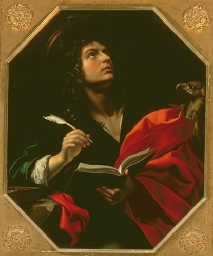 Tableau Carlo Dolci l'évangéliste Poster Toile pour Habiller un Grand Mur Vide