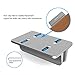 immagine 1OMOTON Supporto Verticale per Laptop, Supporto Scrivania per Computer e Tablet, Salvaspazio Compatibile con MacBook/Notebook/Surface PRO iPad e Altri Laptop, Grigio