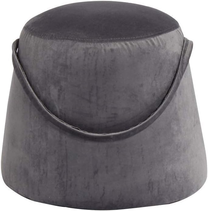 Tabouret repose-pieds ottoman en velours capitonné de haute qualité