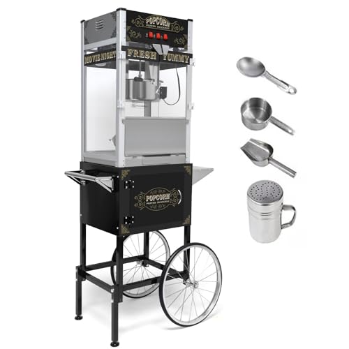 Vyrthmia 20oz Popcorn Maker with Cart