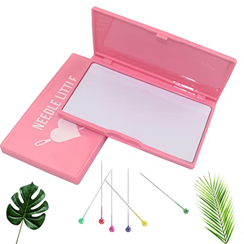 Image of 1 Piece Sewing Storage Case Magnetic Needle Storage Case Portable Magnetic Needle Keeper Cross Stitch Sewing Knitting Pin Holder Case Organizer