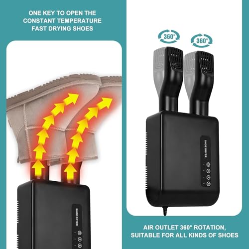 Secador de Botas Eléctrico Portátil Ultra Silencioso miniatura 4
