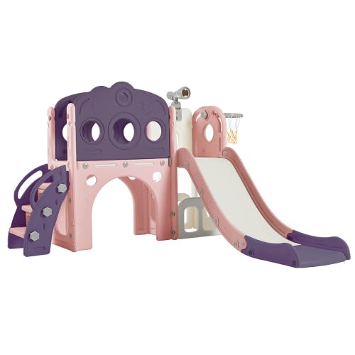 Amazon | BTM 滑り台 すべり台 バスケットゴール ボール遊び 室内 遊具  