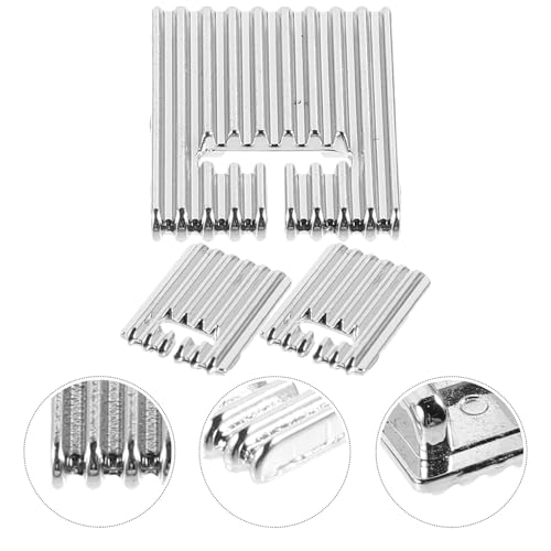 Set 3 Piezas Pie de Máquina de Coser Metal Plateado miniatura 7