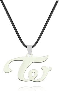 Comprar ZIAFRPN KPOP Group Twice W Logo Collar Colgante de Acero Collar para Mujeres Collares De Joyería