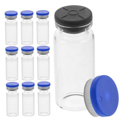 PACKOVE 10 Stück Glasprobenfläschchen