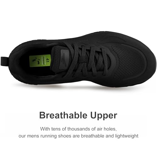 Image of Running Shoes for Men, Comfort Non Slip Mens Walking Shoes | Breathable, Lightweight, Wide, Cushioned, for Work Gym Jogging Athletic Sports Daily