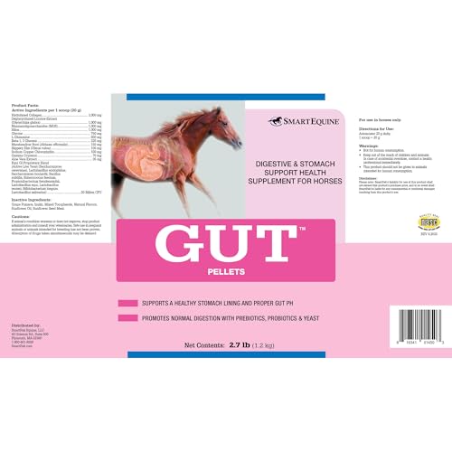Gut™ Pellets, 2.7 lb, 60 Servings | Healthy Gut Probiotics for Horses | Equine Prebiotic & Probiotic | Horse Stomach Supplement - Image 2