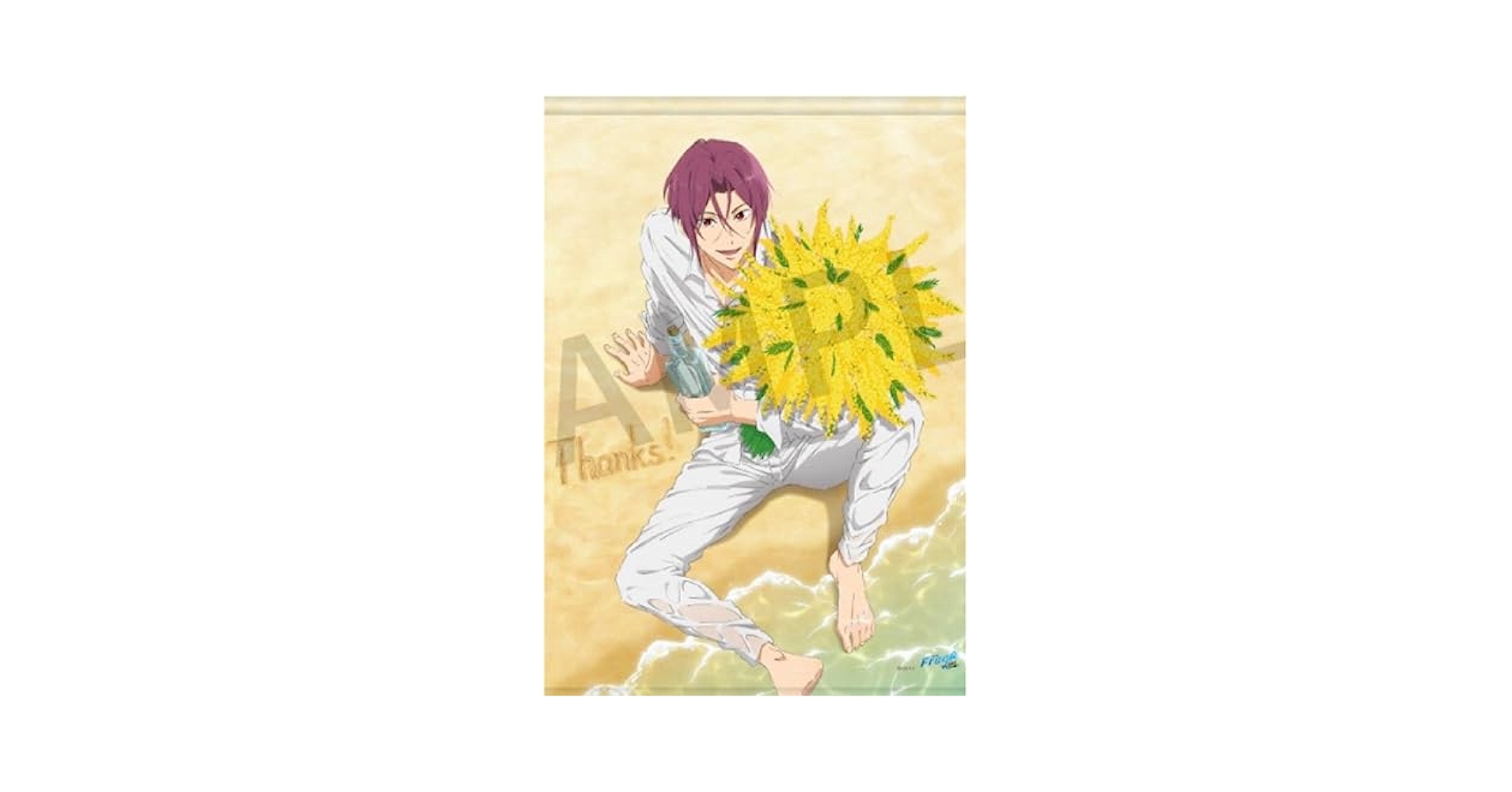 Free! バースデー タペストリー 松岡凛 Amazon.co.jp: Free 松岡凛 Thanks Birthday タペストリー