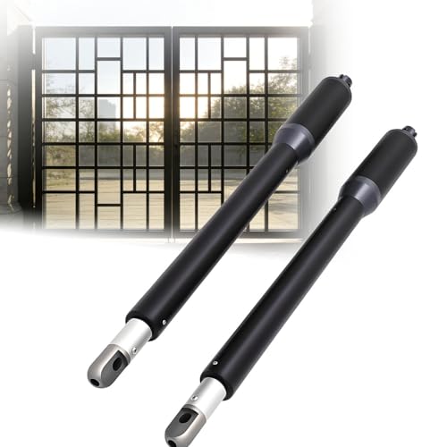 WTRYRN Motor para portón batiente Doble, abridor automático de portón batiente Doble con Brazo, alimentación de CA con Kit de Control Remoto para portones de Entrada de jardín.