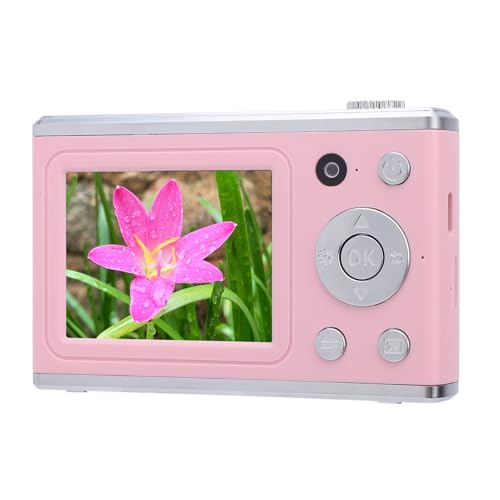 Fotocamera Digitale - Doppia fotocamera 48 MP per Fotografia Videocamera con Schermo IPS da con Luce di Riempimento retrò Compatta per Bambini Ragazzi 2.4 pollici