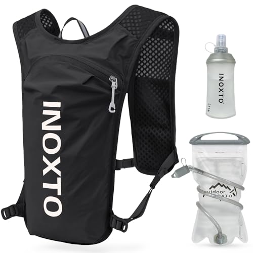 INOXTO Sac d'hydratation léger 5L,adapté à la randonnée en Plein air,Marathon, compétition Cycliste, Gilet d'hydratation d'alpinisme,Hommes et Femmes...