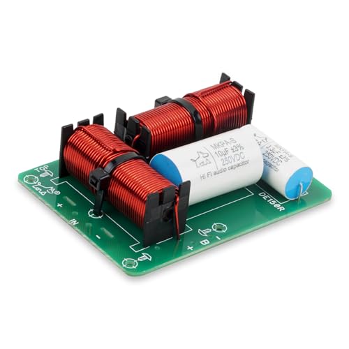 Image of 3 Way Crossover Board 2 Unit, 150W Max Power 3 Way HiFi Speaker Crossover Network, Heavy Duty 100% Pure Copper Inductor 4 to 8 OHMS Frequency Devider