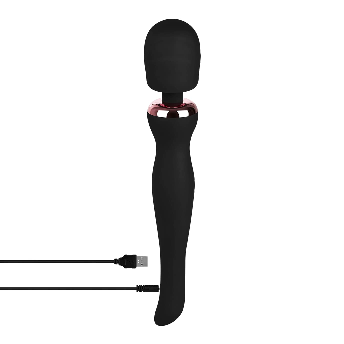 EIS Massagestab mit 20 Vibrations-Modi | Massage-Stick Stark & Leise | Elektronische Körpermassage für Frauen & Männer | Kleines Ganzkörper Massagegerät | Massagestift aus wasserdichtem Silikon