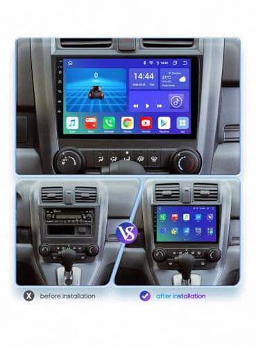 Radio de coche 2 DIN Honda CR-V 2007-2011 con Android Auto, Carplay y Mirror Link 2