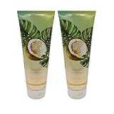 Bath & Body Works Body Cream, Gift Set of 2, 8oz Each (Waikiki Beach Coconut)