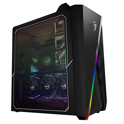 Image of ASUS ROG Strix GA35 Gaming Desktop PC, GeForce RTX 3090, AMD Ryzen 9 5900X, 32GB DDR4 RAM, 1TB PCIe SSD + 2TB HDD, Dual Hot-Swap SSD Bays, ROG Scope & Chakram, Windows 11 Professional, GA35DX-XH999
