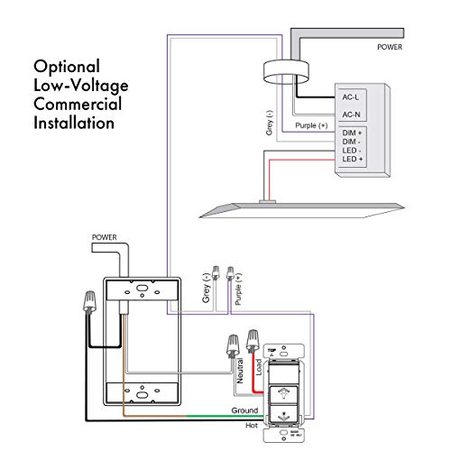 Topgreener Pir Motion Sensor Switch, Occupancy Sensor, On/Off Override, Single Pole, Neutral Required, Tsos5-W, 2 Pack/Topgreener Occupancy Vacancy Pir Motion Sensor With 0-10V Dimmer, Tdods5-010 #TOP6