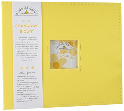 Doodlebug Design Bumblebee Storybook Albums, 12 by 12-Inch