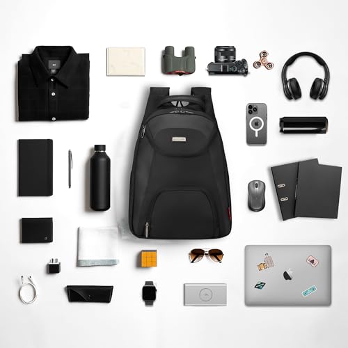 Image of HARISSONS Axis Business Travel Laptop Backpack | 35L | Fits 15.6 inch Laptop | 1000D PU-Coated Polyester | Office, Travel & Work Commute