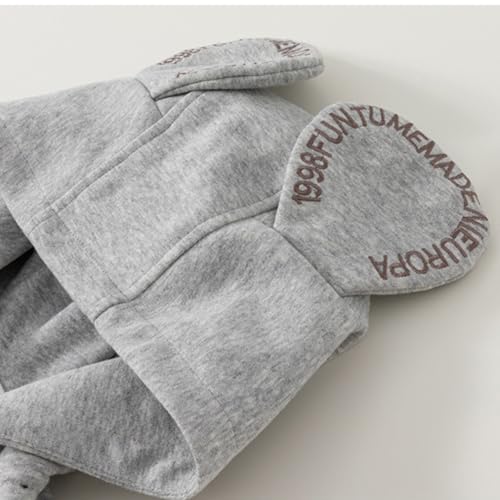 Toddler Zip Up Hoodie Children's Cardigan Top Unisex Hooded Jacket for Spring and Autumn3