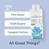 KATE FARMS Organic Pediatric 1.2 High Calorie Chocolate Nutrition Shake, 12g Protein, 27 Vitamins and Minerals, Meal Replacement, 8.45 oz (6 pack)