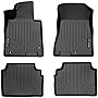 SMARTLINER Custom Fit Floor Mats 2 Row Liner Set Black Compatible with 2021-2022 Kia K5 (Only AWD Models)