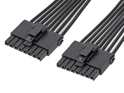 Molex/Waldom, 217465-1082, Molex 217465-1082 Rectangular Cable Assemblies Ultra-Fit Sr R-R 8 Circuit 300mm Disc Sn (15 Item/s)
