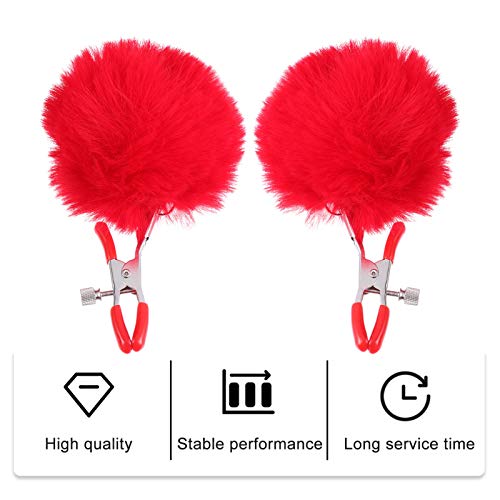 ARTIBETTER Grampos de Mamilo Com Penas Grampos de Peito Grampos de Mamilo Não Perfurantes Grampos de