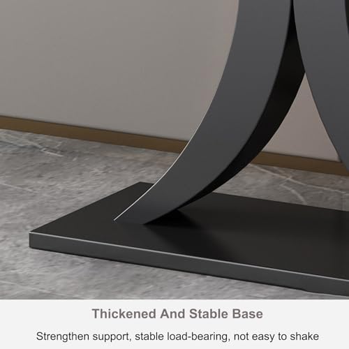 Stylish Black Console Table with Storage, 120cm Entryway & Living Room Accent Table, Modern Hallway Decor, Versatile Sofa Table for Foyer & Entryway Furniture