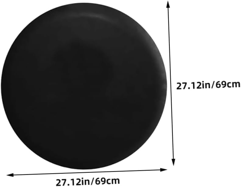 GLEAVI 2pcs Rv Spare Tire Covers Durable Wheel Protectors for Trailers Easy Install Tire Covers for Rvs Campers and Suvs