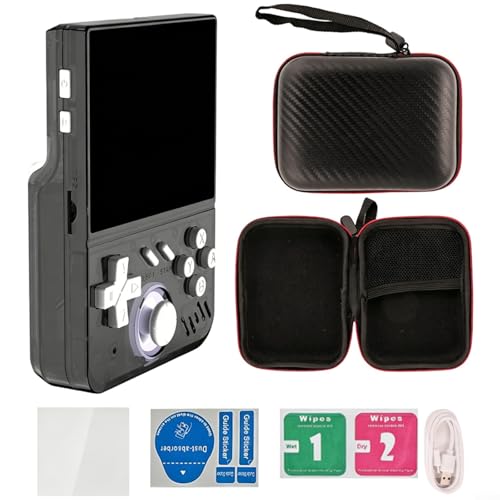 Crabop Consola de juegos portátil retro con más de 18000 juegos, pantalla IPS HD de 3.5 pulgadas y batería de 4000 mAh, tipo C para soporte OTG para juegos de viaje (1)