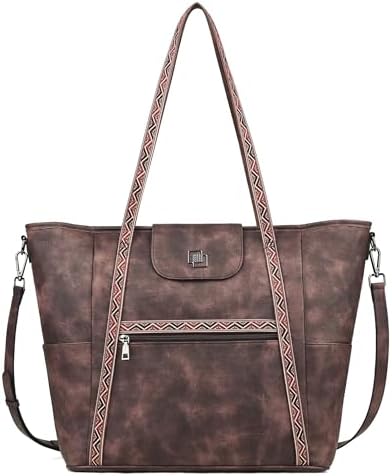 FADEON Large Laptop Tote Bag for Women Designer