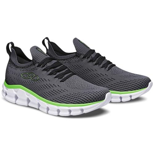 Tênis Olympikus CYGNUS Masculino, Chumbo/Green, 41