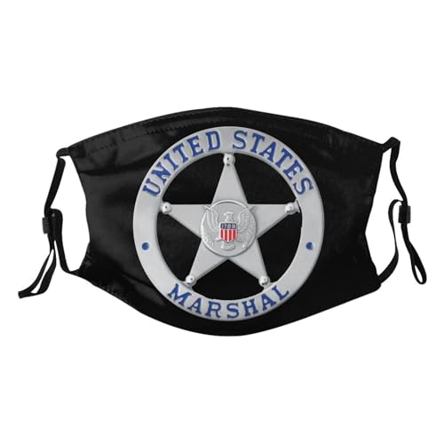 US Marshals Service Adult Dust Mask Adjustable Dust Face with 2 Filter
