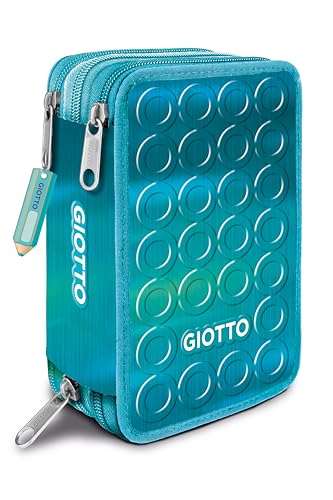 Immagine prodotto: Giotto ASTUCCIO 3ZIP STILNOVO SHINY AQUAMARINE - STILNOVO