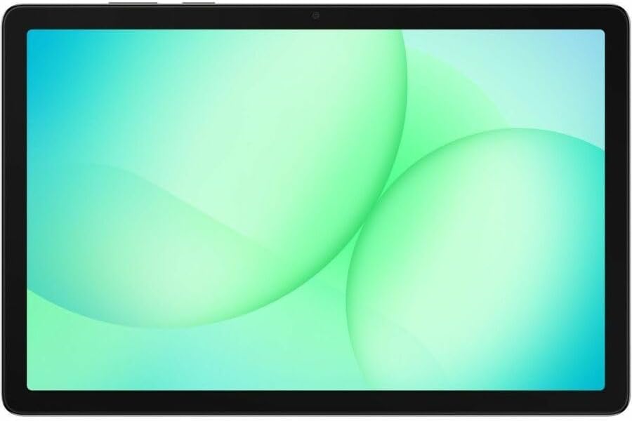 Samsung Galaxy Tab A11+ display showing vibrant colors.