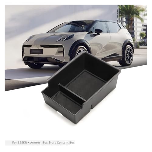 Compartimento central coche Zeekr X 2023 acabado premium integrado 2