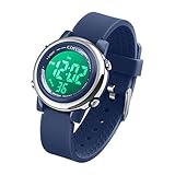 Kids Digital Sport Waterproof Watch for Girls Boys, Kid Sports Outdoor LED Electrical Watches with Luminous Alarm Stopwatch Child Wristwatch 3-12 Years