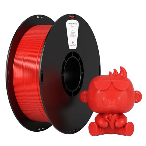 kexcelled PETG Filament 1.75mm, Red, 1kg Spool