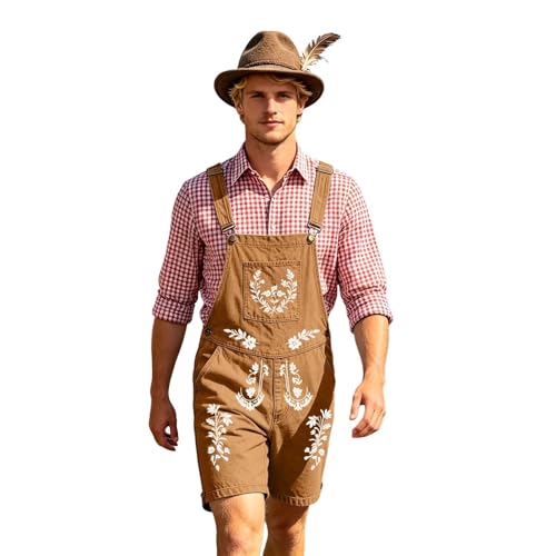 Pantalon cuir homme léger fini la chaleur à l'Oktoberfest