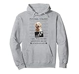 Photo Gallery divertente amante dei cani stalker personale segui golden retriever felpa con cappuccio Photo Gallery divertente amante dei cani stalker personale segui golden retriever felpa con cappuccio