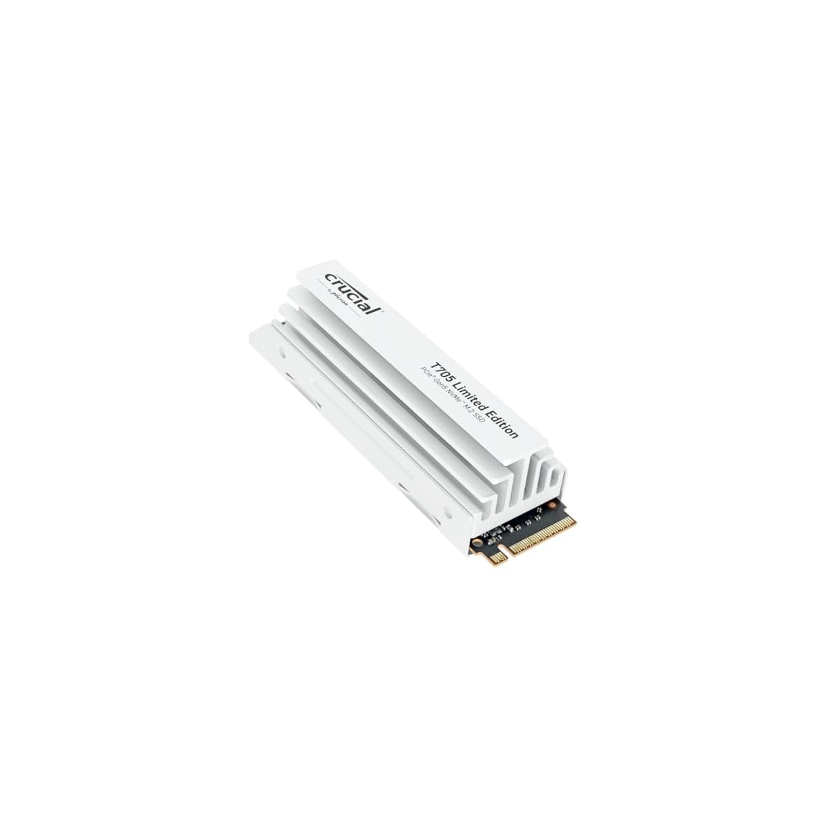 Crucial-T705-SSD-2TB-PCIe-Gen5-NVMe-M2-Edizione-Limitata-SSD-Interno-con-Dissipatore-Premium-Bianco-Fino-a-14500MBs-Microsoft-DirectStorage-Retrocompatibilita-PCIe-40-CT2000T705SSD5A
