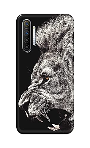 Image of Roaring Lion Hard Back Case Cover for Realme XT /Realme X2 Back Cover -(J5) VNS2225