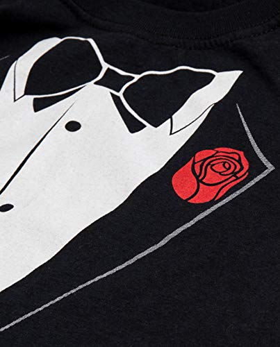 Ann Arbor T-shirt Co. Big Boys' Tuxedo Tee | Kid's Wedding Youth & Toddler Shirt4
