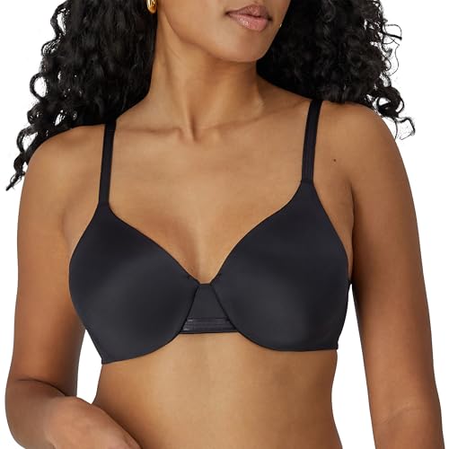 Bali Womens One Smooth U Underwire Bra, Smoothing & Concealing Full-coverage Df3w11 Bras, Black, 36D US